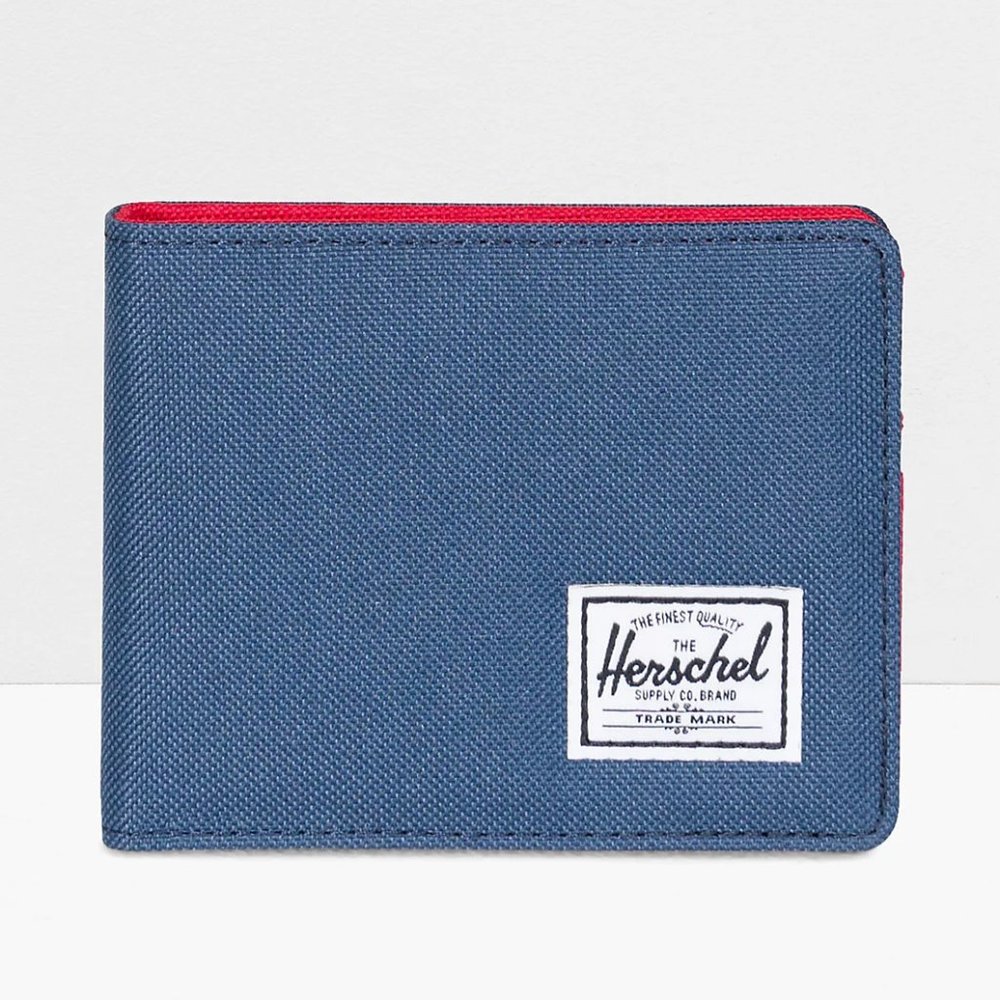 Herschel Supply Co. - Roy Navy Blue & Red Bifold Wallet